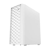 Darkflash DK351 computerkasse (hvid) + 4 RGB-ventilatorer