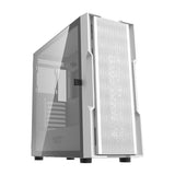 Darkflash DK431 computerkasse (hvid) + 4 vifter