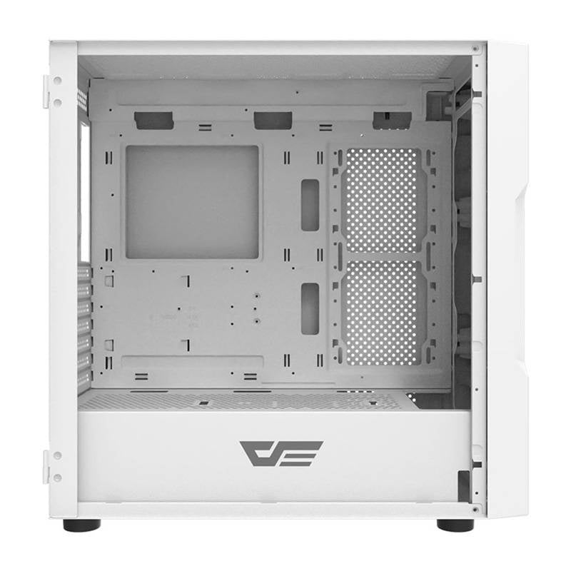Darkflash DK431 computerkasse (hvid) + 4 vifter