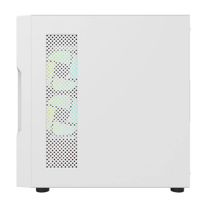 Darkflash DK431 computerkasse (hvid) + 4 vifter