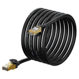 Baseus Ethernet RJ45, 10Gbps, 5m netværkskabel (sort)