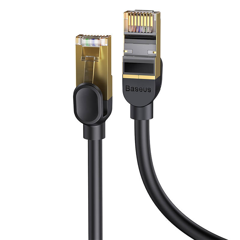 Baseus Ethernet RJ45, 10Gbps, 5m netværkskabel (sort)