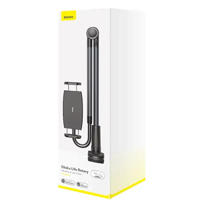 Roterende clipholder til telefon / tablet Baseus Otaku Life Rotary Pro (grå)