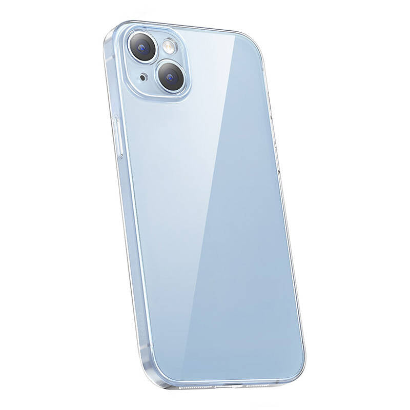 Baseus Crystal Series Case til iPhone 14 Plus + hærdet glas