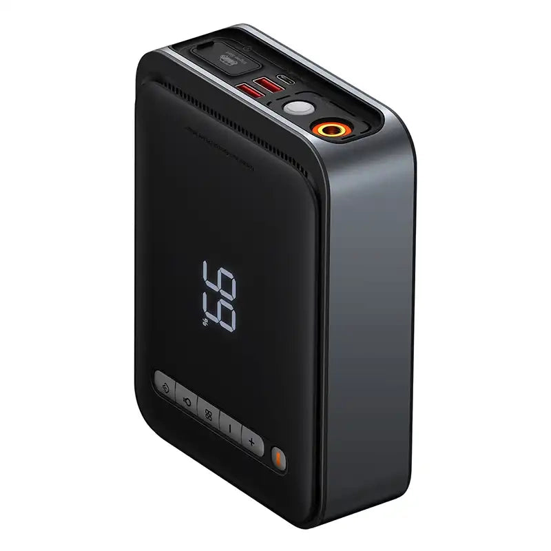 Powerbank / Starter + Kompressor 2in1 Baseus Super Energy Car Jump Starter, 8000mAh, 1000A USB (sort)