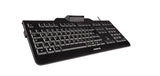 CHERRY KC 1000 SC tastatur Kontor USB Nordisk Sort