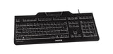 CHERRY KC 1000 SC tastatur Kontor USB Nordisk Sort