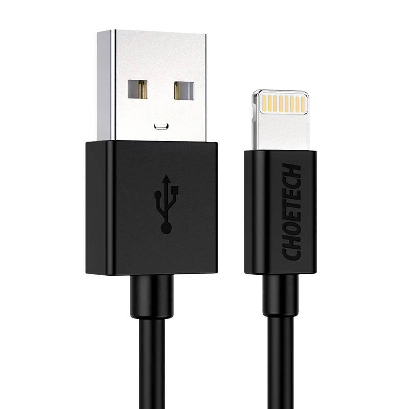 USB til Lightning-kabel Choetech IP0026, MFi,1.2m (sort)