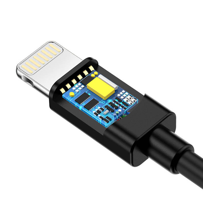 USB til Lightning-kabel Choetech IP0026, MFi,1.2m (sort)