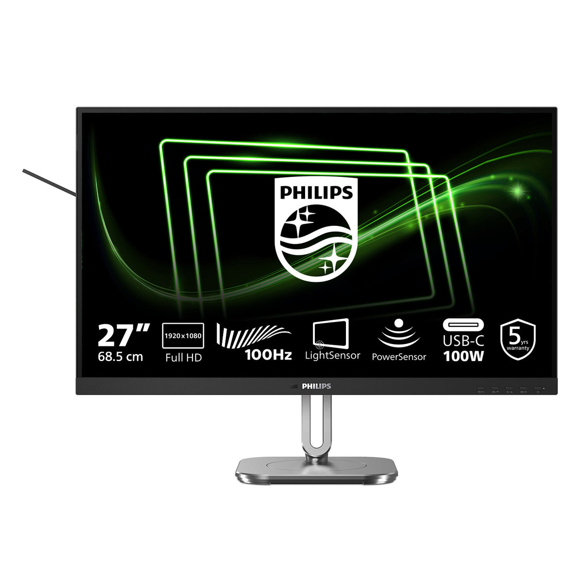 Philips 5000 series 27B2G5200/00 computerskærm 68,6 cm (27") 1920 x 1080 pixel Fuld HD LCD Anthracit