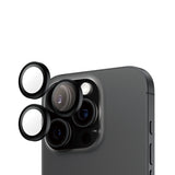 PanzerGlass ® Hoops® Sort Kameralinsebeskytter iPhone 16 Pro | 16 Pro Max