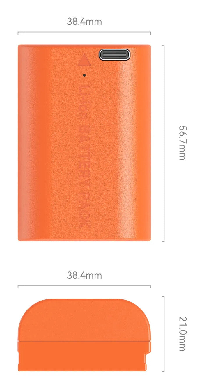 Kamerabatteri SMALLRIG E6P-C26 (orange)