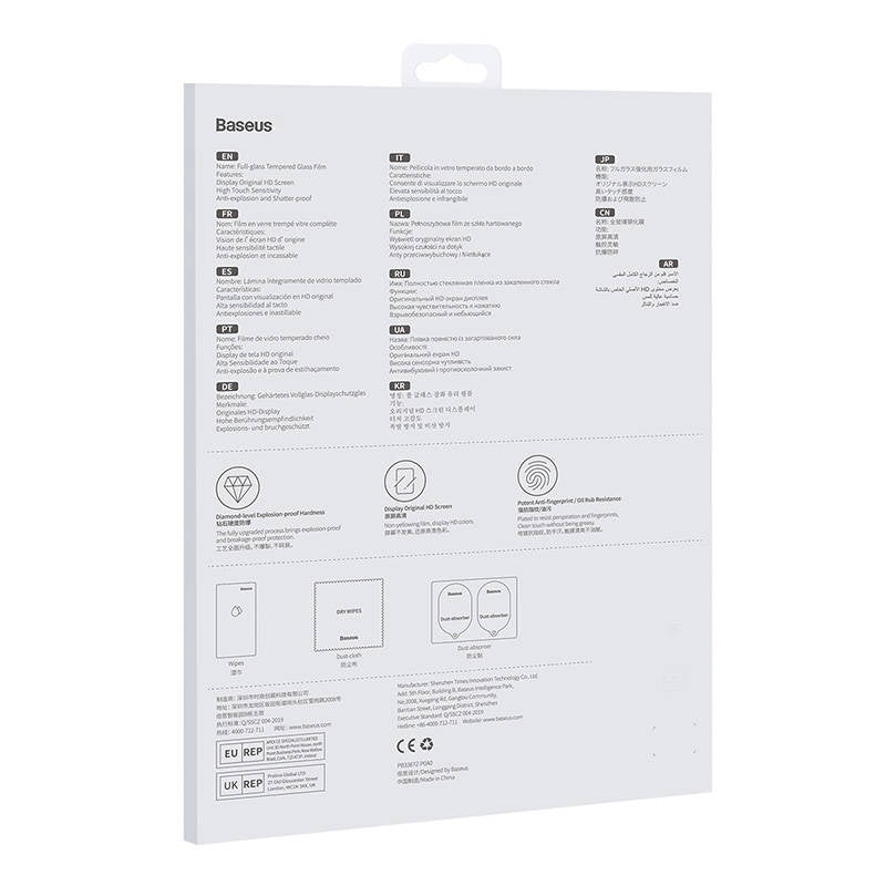 Temperet glas Baseus 0.3mm til iPad 12.9" (2 stykker)