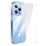Baseus Crystal Transparent Magnetic Case og Tempered Glass Set til iPhone 14 Pro Max