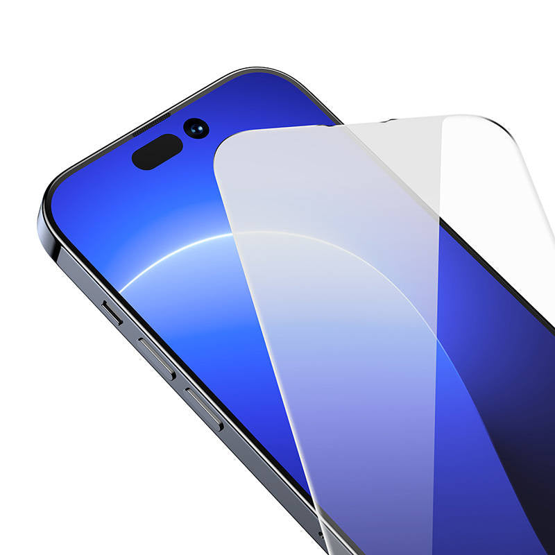 Baseus Crystal tempereret glas 0,3 mm til iPhone 14 Pro (2 stykker)