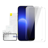 Baseus Crystal tempereret glas 0,3 mm til iPhone 14 Pro (2 stykker)