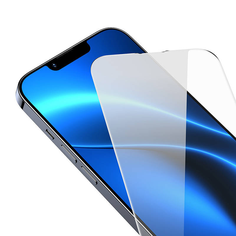 Baseus Crystal tempereret glas 0,3 mm til iPhone 14 Plus/13 Pro Max (2 stykker)