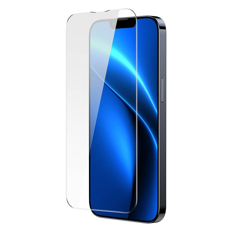 Baseus Crystal tempereret glas 0,3 mm til iPhone 14 Plus/13 Pro Max (2 stykker)