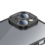 Baseus Glitter Transparent Case og tempereret glas sæt til iPhone 14 Plus (sort)