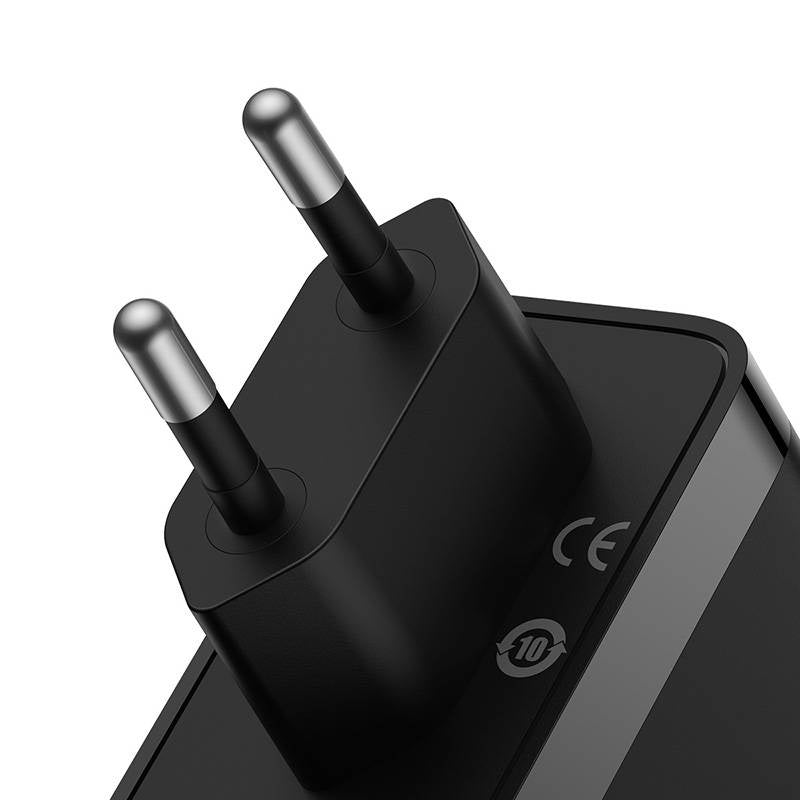 Væglader Baseus GaN5 Pro 2xUSB-C + USB, 140W (sort)