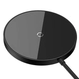 Magnetisk trådløs oplader Baseus Simple Mini3 15W (sort)