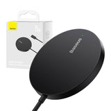 Magnetisk trådløs oplader Baseus Simple Mini3 15W (sort)