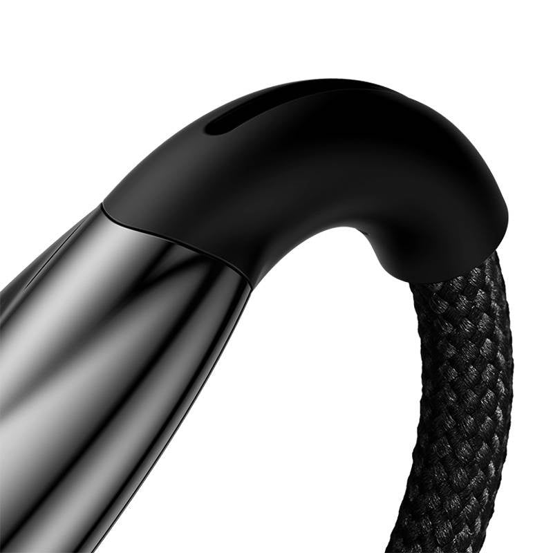 USB-C-kabel til USB-C Baseus Glimmer-serien, 100W, 2m (sort)