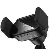 Solenergibiltelefonholder Baseus Steel Cannon Pro (sort)