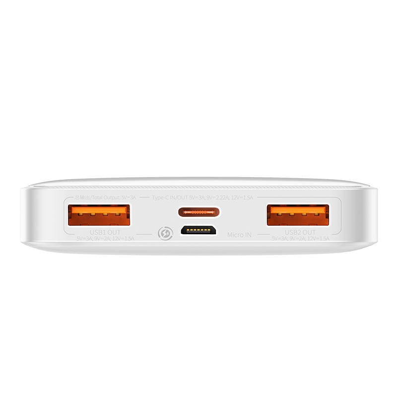 Powerbank Baseus Bipow 10000mAh, 20W (hvid)