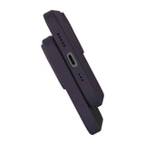 Baseus flydende silica gel case til iPhone 14 Pro (Elderberry) + hærdet glas + rengøring kit