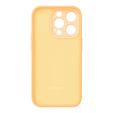 Baseus Liquid Silica Gel Case til iPhone 14 Pro Max (Sunglow) + hærdet glas + rengøringsset