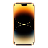 Baseus Liquid Silica Gel Case til iPhone 14 Pro Max (Sunglow) + hærdet glas + rengøringsset
