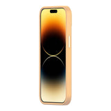 Baseus Liquid Silica Gel Case til iPhone 14 Pro Max (Sunglow) + hærdet glas + rengøringsset