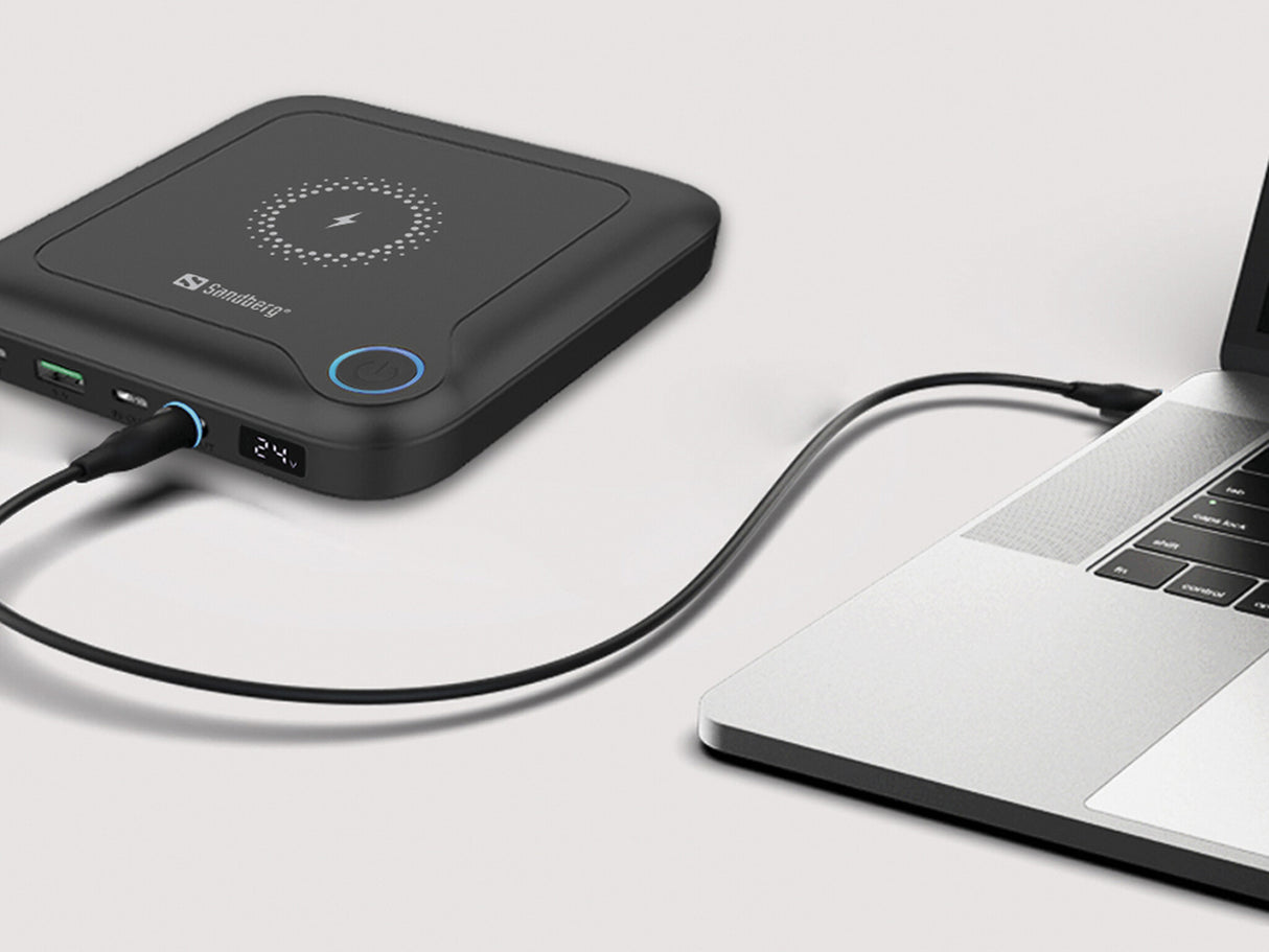 Sandberg 420-57 powerbank 24000 mAh Trådløs opladning Sort