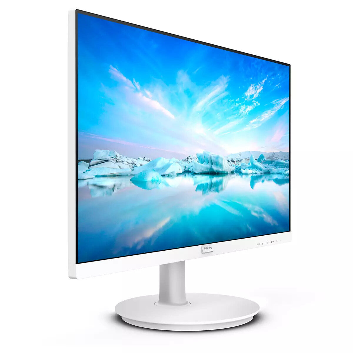 Philips V Line 241V8AW/00 computerskærm 60,5 cm (23.8") 1920 x 1080 pixel Fuld HD LCD Hvid