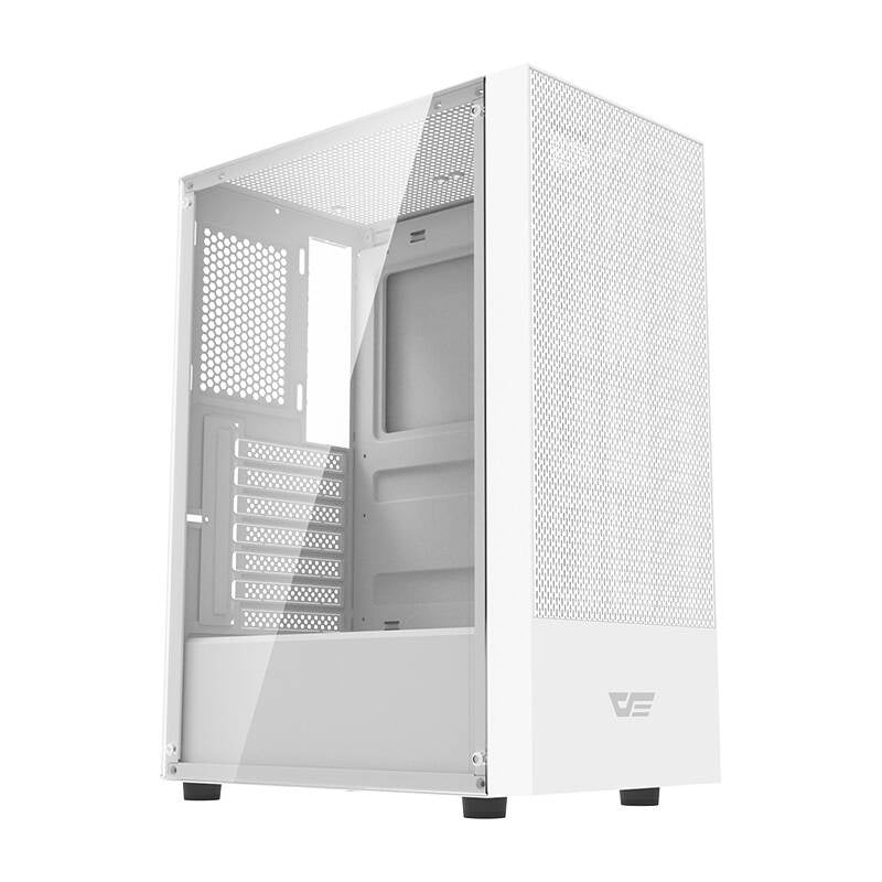 Darkflash A290 computer case (hvid) + 3 RGB fans