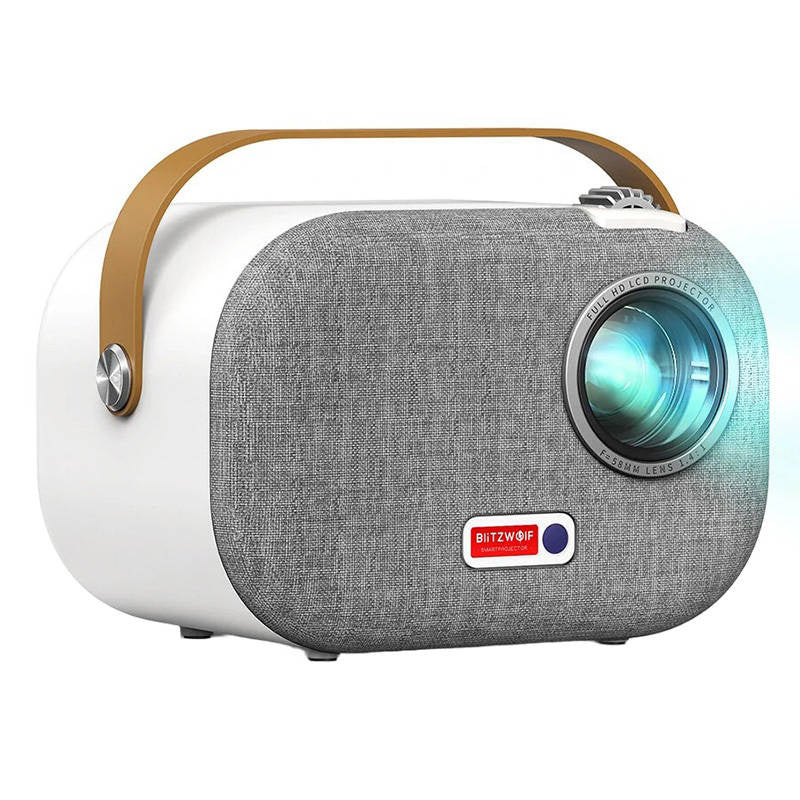 Mini projektor Blitzwolf BW-V2 LED 1080P Full HD WiFi Bluetooth Android (hvid)