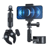 TELESIN Universal Handlebar Tube Clamp Mount til actionkameraer