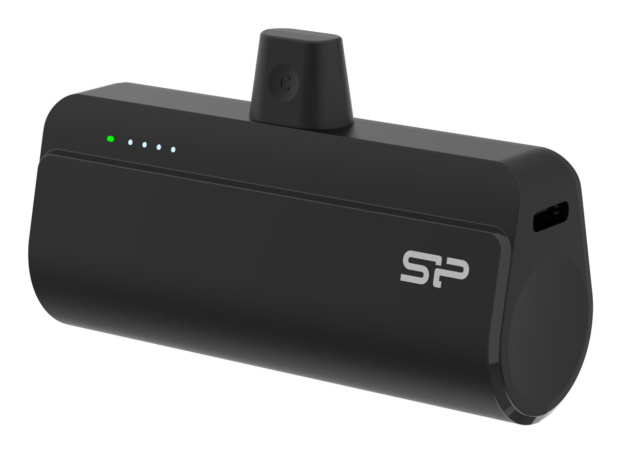 Silicon Power QD50 Lithium-Ion (Li-Ion) 5000 mAh Sort, Hvid
