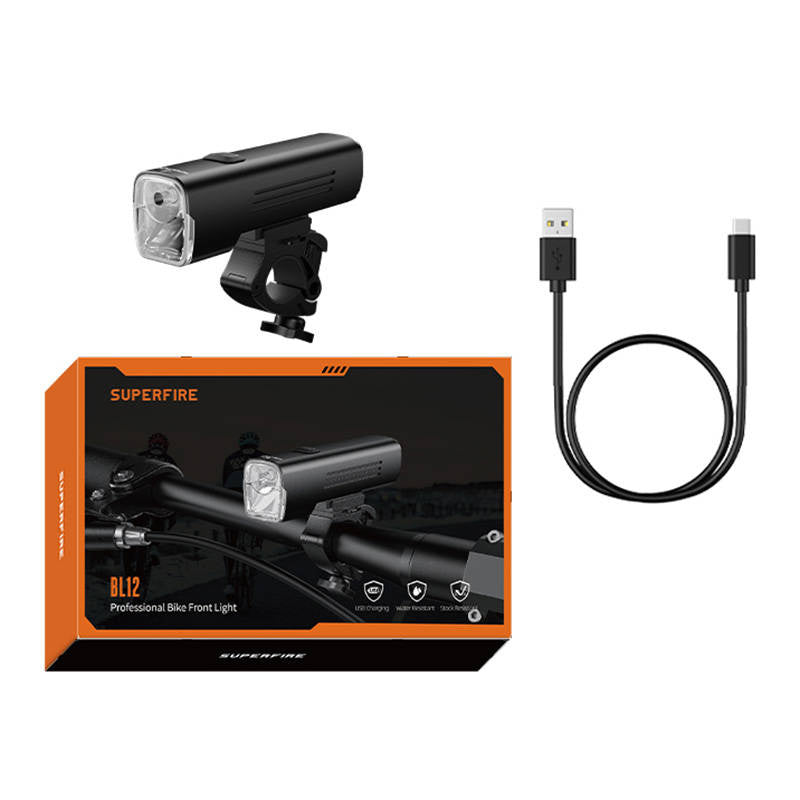 Cykellampe Superfire BL12, 4800mAh, USB