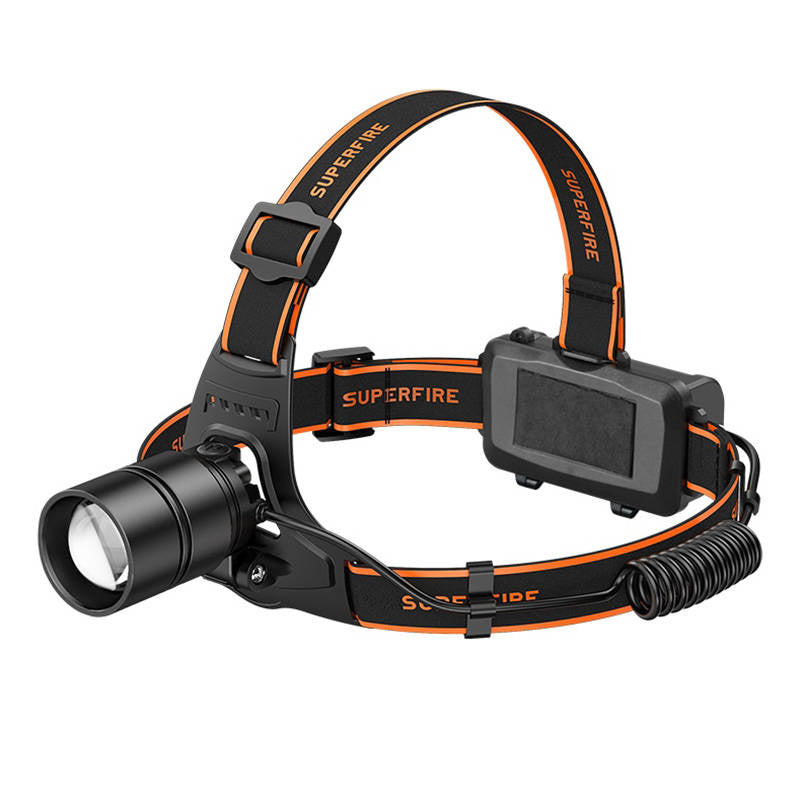 Forlygter Superfire HL71, 500lm, USB