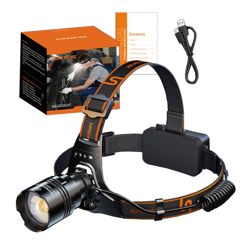 Forlygter Superfire HL31, Type-C