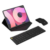 Set Trådløst sammenklappeligt Delux KF10-tastatur og MF10PR-mus