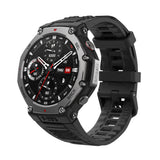 Amazfit T-Rex 3 3.81 cm (1.5") AMOLED 48.5 mm Digital 480 x 480 pixels Touchscreen Black Wi-Fi GPS (satellite)