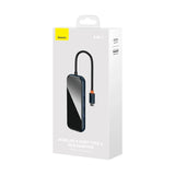 Adapter 4w1 Baseus Hub USB-C til 4xUSB 3.0 (Dark Grey)