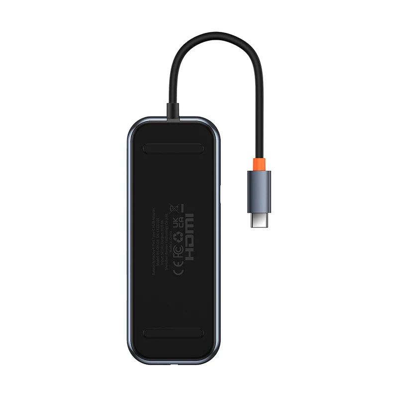 Adapter 4w1 Baseus Hub USB-C til 4xUSB 3.0 (Dark Grey)