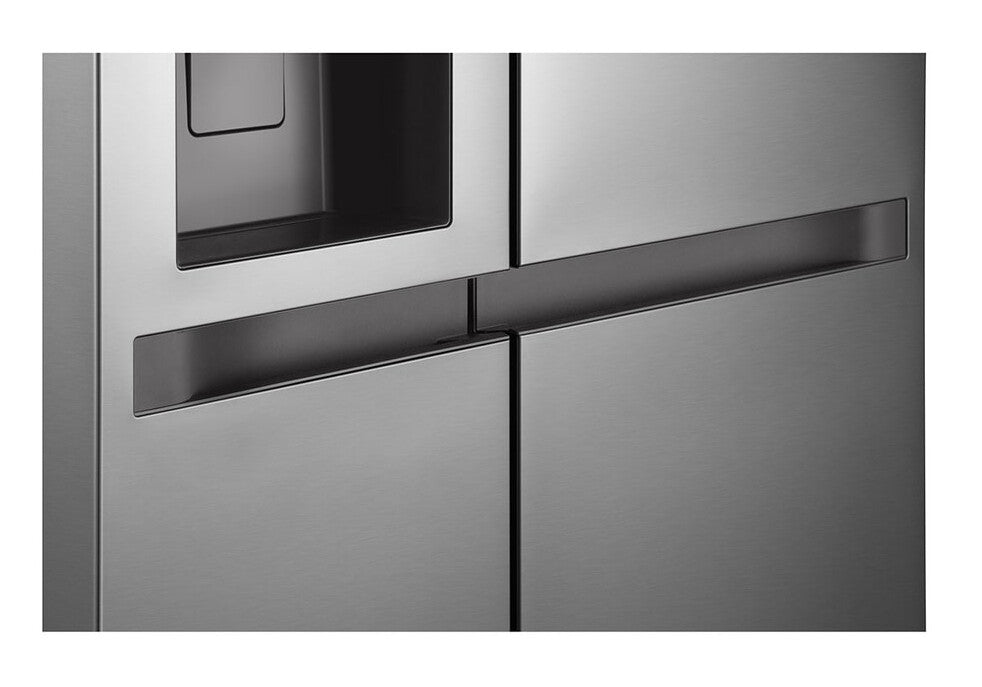 LG GSJC40PYPE side-by-side køle-fryseskab Fritstående 638 L Sølv
