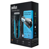 Braun Series 3 3040s Barbermaskine Sort Blå