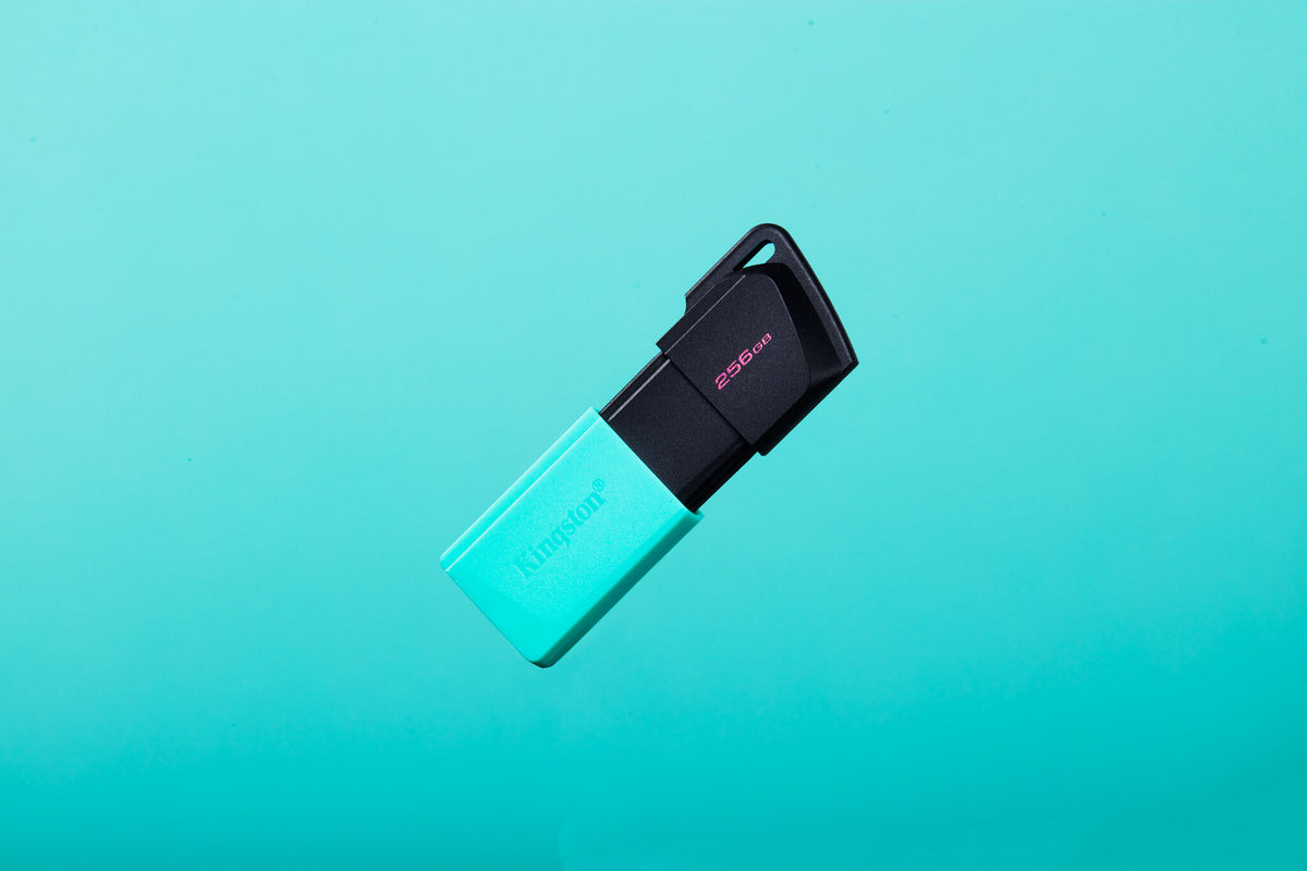 Kingston Technology DataTraveler 256 GB USB 3.2 Gen1 Exodia M (sort + turkis)