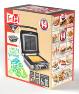 FRITEL WaffleTastic CW 3648 Vaffeljern 6x10 Metallisk anthracit